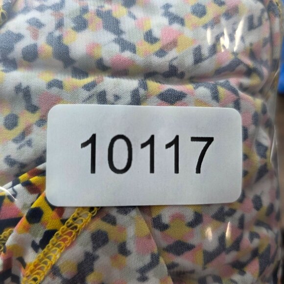 Womens Est. 1946 Multicolor Chevron Pattern Blouse Short-Sleeve Size 18/20W - Picture 7 of 8